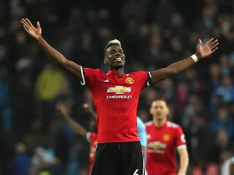 Pogba 'hóa điên', Man United lội ngược dòng ngoạn mục trên sân Etihad