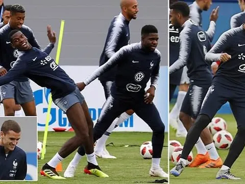 Pogba & Mbappe 'song kiếm hợp bích', Pháp chờ đấu Uruguay