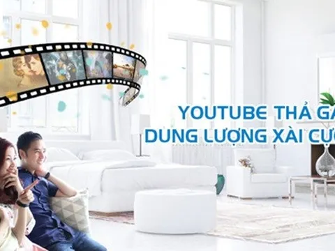 Xem phim, bóng đá trên Youtube và FPT Play chỉ với 65.000 đồng/tháng cùng 4G MobiFone
