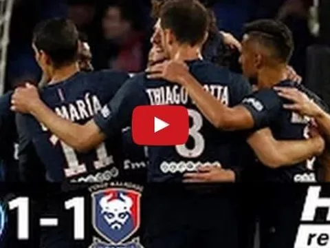 PSG 1-1 Caen (vòng 38 Ligue 1)