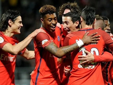 Chùm ảnh: Di Maria "vẽ" siêu phẩm, PSG san lấp cách biệt với Monaco