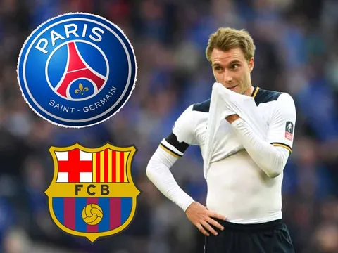 PSG quyết "phá bĩnh" Barca vụ Eriksen