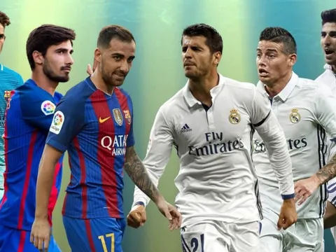 Quân dự bị của Real Madrid đắt hơn Barcelona 56 triệu euro
