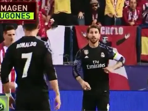 Ramos vạch kế hoạch cho Ronaldo ăn vạ câu thẻ đỏ