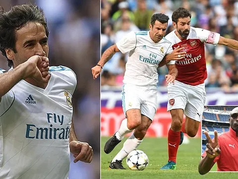Raul nổ súng, huyền thoại Real đả bại huyền thoại Arsenal với những Pires, Anelka