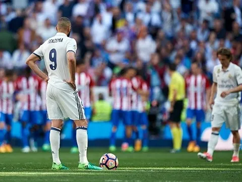 Real chìm vào loạt trận tệ hại nhất lịch sử trước Atletico