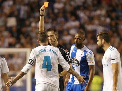 Real Madrid kháng cáo thẻ đỏ của Sergio Ramos