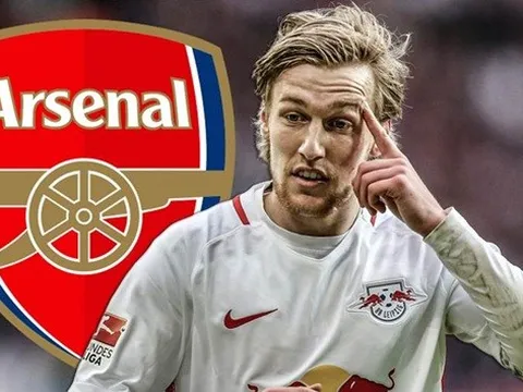 Đón Emery, Arsenal tái khởi động thương vụ Emil Forsberg