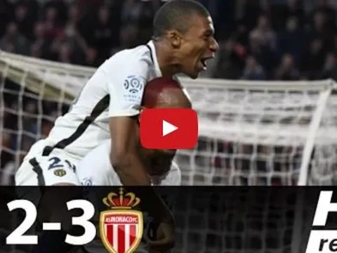 Rennes 2-3 Monaco (vòng 38 Ligue 1)
