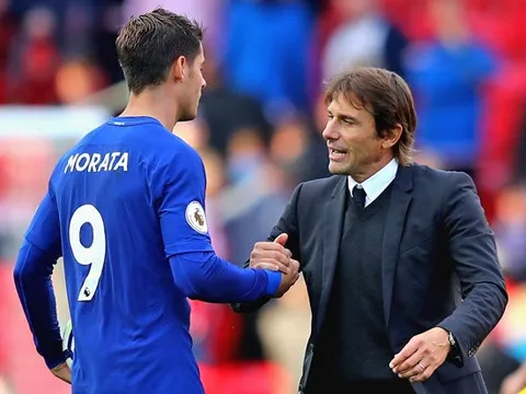 Conte thách Morata: Khỏe rồi, hãy sút tung lưới Tottenham!