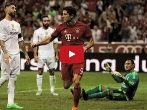 Robert Lewandowski và màn trình diễn hủy diệt trước Real Madrid