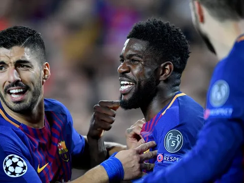 Roma 'biếu' 2 quả, Barca đại thắng tại Camp Nou