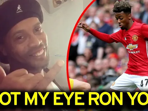 Ronaldinho bất ngờ gửi lời chúc đến sao trẻ Man Utd