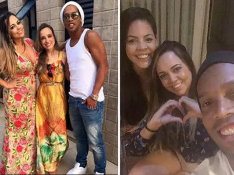 Ronaldinho cùng lúc kết hôn với 2 người phụ nữ