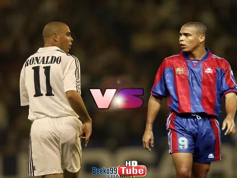 Ronaldo de Lima trong màu áo Barca & Real