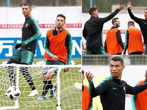 Ronaldo ghi bàn ngay khi đặt chân đến nước Nga