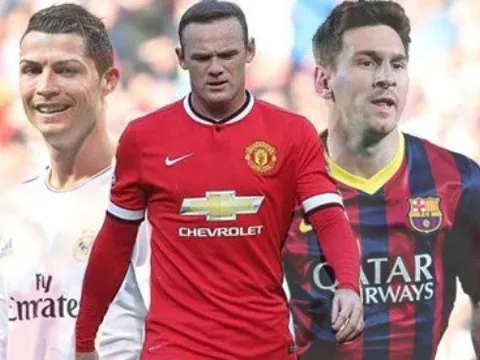 Rooney trả lời dứt khoát ai xuất sắc hơn giữa Ronaldo và Messi