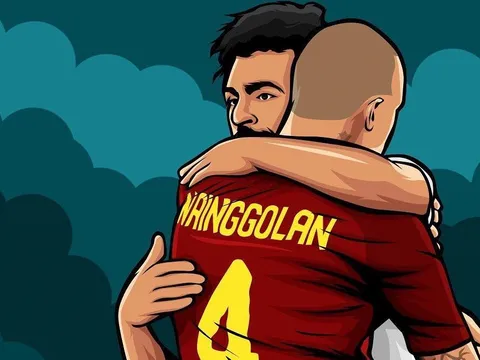 Salah được xưng vương khi đăng ảnh vỗ về 'trai hư' của AS Roma