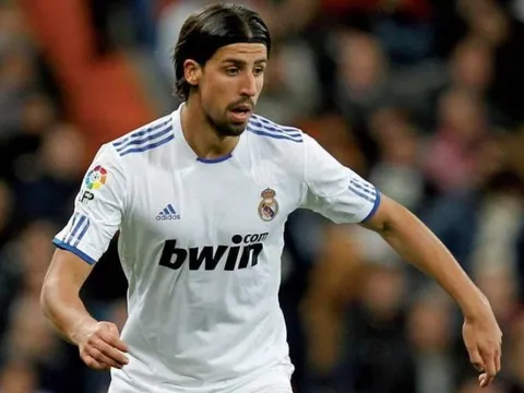 Sami Khedira khi còn chơi cho Real Madrid
