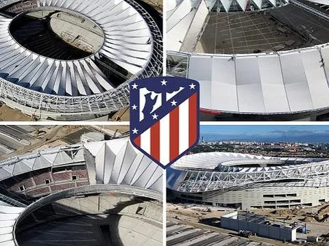 Sân mới của Atletico dần hình thành, 6 tuần nữa hoàn tất