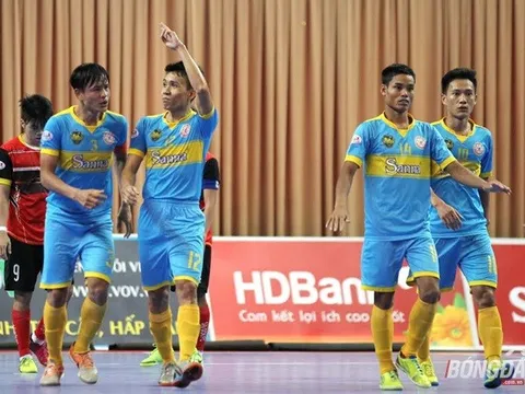Vòng 3 giải Futsal VĐQG: Sanna Khánh Hòa cắt mạch toàn thua, Thái Sơn Nam lên dẫn đầu