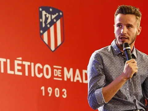 Saul Niguez 'rưng rưng' trong ngày gia hạn với Atletico