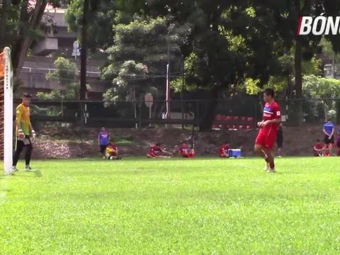 U22 Việt Nam sẵn sàng "nã đại bác" vào lưới Campuchia
