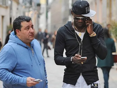 "Siêu cò" Mino Raiola: 'Paul Pogba? Đi mà hỏi Man Utd'