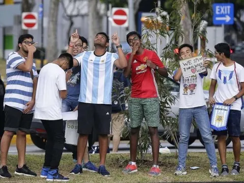 Người Singapore thất vọng vì Messi