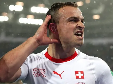 Shaqiri: "Màn ăn mừng chỉ đơn giản từ cảm xúc"