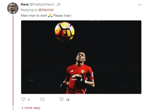 Sợ mất, fan Man Utd đồng loạt xin cho Martial đá chính
