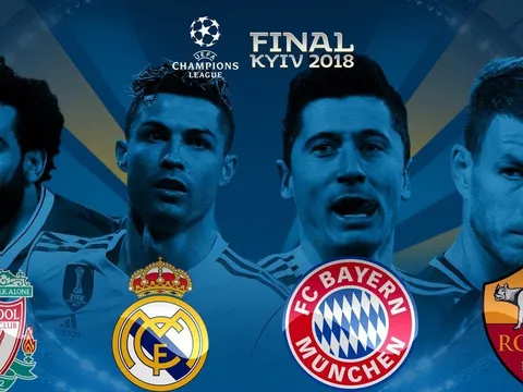 So sánh 4 mũi nhọn vòng bán kết Cúp châu Âu: Ronaldo, Salah vượt trội