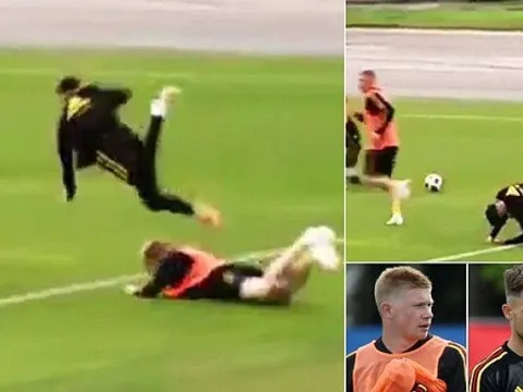 SỐC! De Bruyne hành xử không thể tin được với Januzai