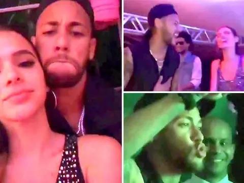 Mừng sinh nhật bạn gái, Neymar tặng quà độc