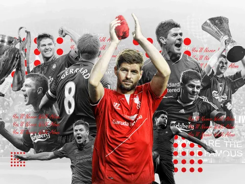 Steven Gerrard tròn 38 tuổi: Người đội trưởng vĩ đại của The Kop