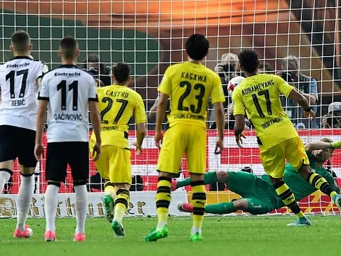 Sút pen thành công, Aubameyang đưa Dortmund đến với danh hiệu đầu tiên sau 5 mùa giải