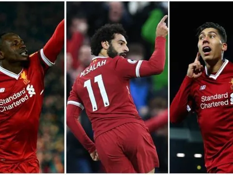 "Tam sát" của Liverpool "vô đối" ở Champions League