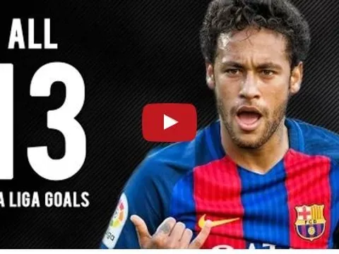 Tất cả 13 bàn thắng của Neymar tại La Liga mùa 2016/17