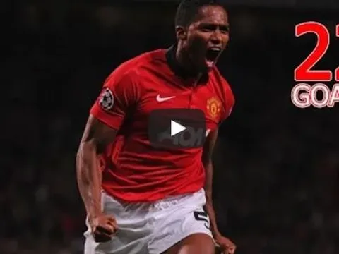 Tất cả 22 bàn thắng của Antonio Valencia cho Man United