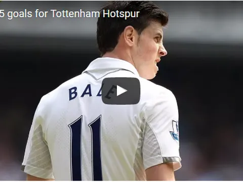 Tất cả 55 bàn thắng của Bale trong màu áo Tottenham