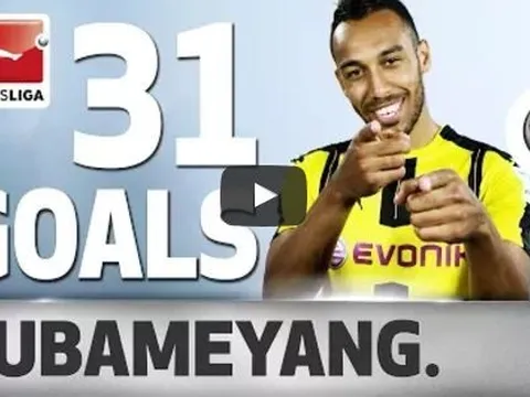 Tất cả các bàn thắng của Pierre-Emerick Aubameyang mùa 2016/17