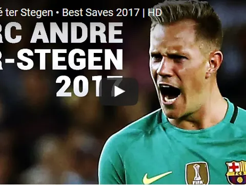 Ter Stegen và những pha cứu thua xuất sắc nhất 2017