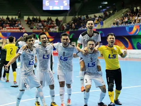 Thái Sơn Nam tạo kỳ tích khi lần đầu vào chung kết giải futsal châu Á