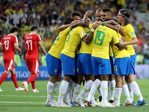 Thắng nhẹ Serbia, Brazil điền tên vào vòng knock-out