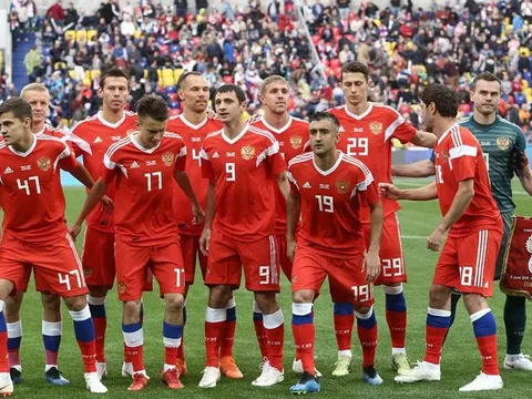 Bảng xếp hạng FIFA tháng 6: Nga là đội yếu nhất World Cup 2018