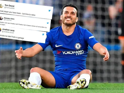 Thi đấu bạc nhược, Pedro nhận 'mưa' phẫn nộ từ CĐV Chelsea