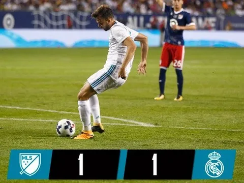 Thi đấu lơ là, Real nhọc nhằn đánh bại MLS All-Stars trong loạt sút luân lưu