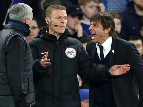 Thiên tình sử "võ mồm" giữa Mourinho và Conte