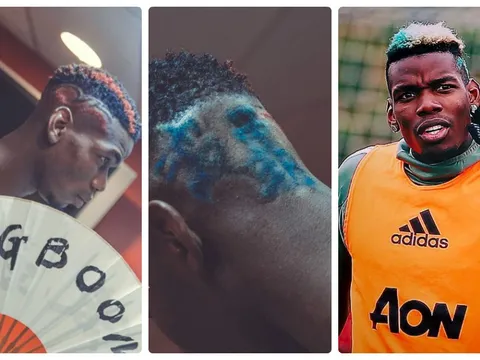 Thời trang tóc Paul Pogba: Ông hoàng 'nghiện' sắc màu