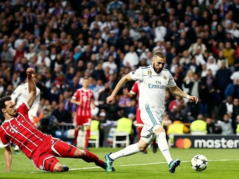 Thủ thành của Bayern "vồ ếch", Benzema ghi bàn thắng dễ nhất trong sự nghiệp